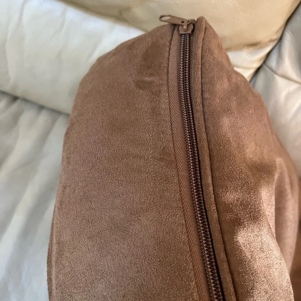 Brown Suede Couch Chair Car Pet Bed Dog Cat